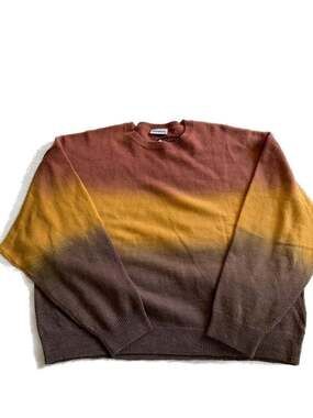 H2OFagerholt Sundown Knit Sweater in Chili Dip Dye, Size L